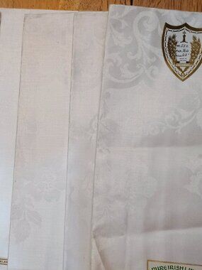 NWT of 6 Pure Irish Linen Damask Napkins